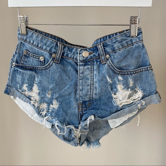 Sorella Pants - ✖️SOLD✖️ SORELLA Denim Cut Off Shorts
